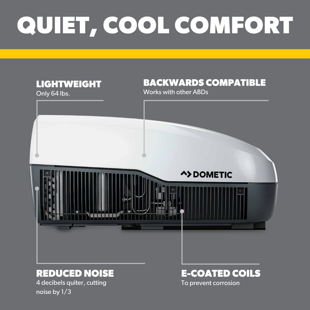Dometic Dometic FreshJet 3 Series, 13.5K BTU RV Rooftop Air Conditioner unit, White - Outdoor Depot