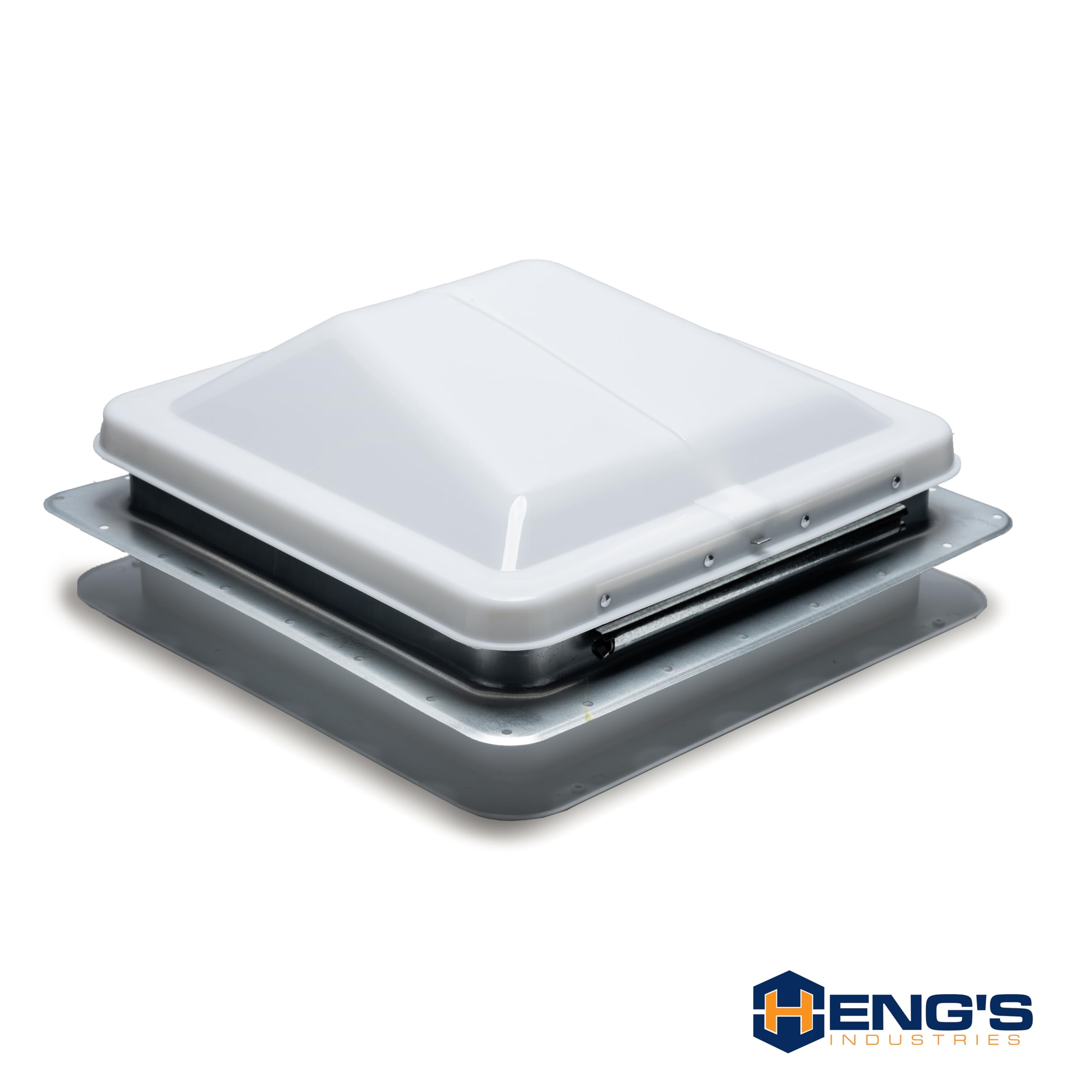 HENG’S INDUSTRIES Heng's 71111A-C1G1 Universal Roof Vent Non-Powered with Exchange Lid - 14" White - Outdoor Depot