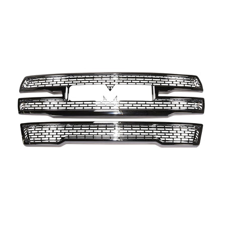 Coast to Coast International CCI Grille Insert GI179, Overlay, 2 Piece Set, Mesh Style, OEM Shape, Chrome - Outdoor Depot