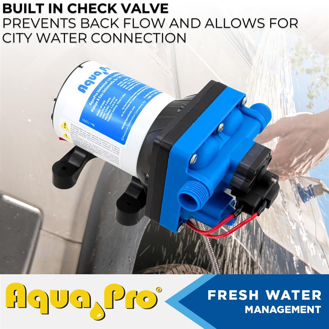 Aquapro Aquapro 21847 3.0Gpm 12V MUL-Fixture Pump - Outdoor Depot
