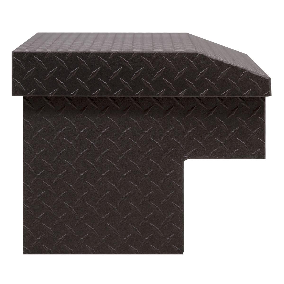 Weather Guard Weather Guard Model 184-52-04 41in Lo-Side Truck Box, Aluminum, Textured Matte Black, 3.0 cu - Outdoor Depot