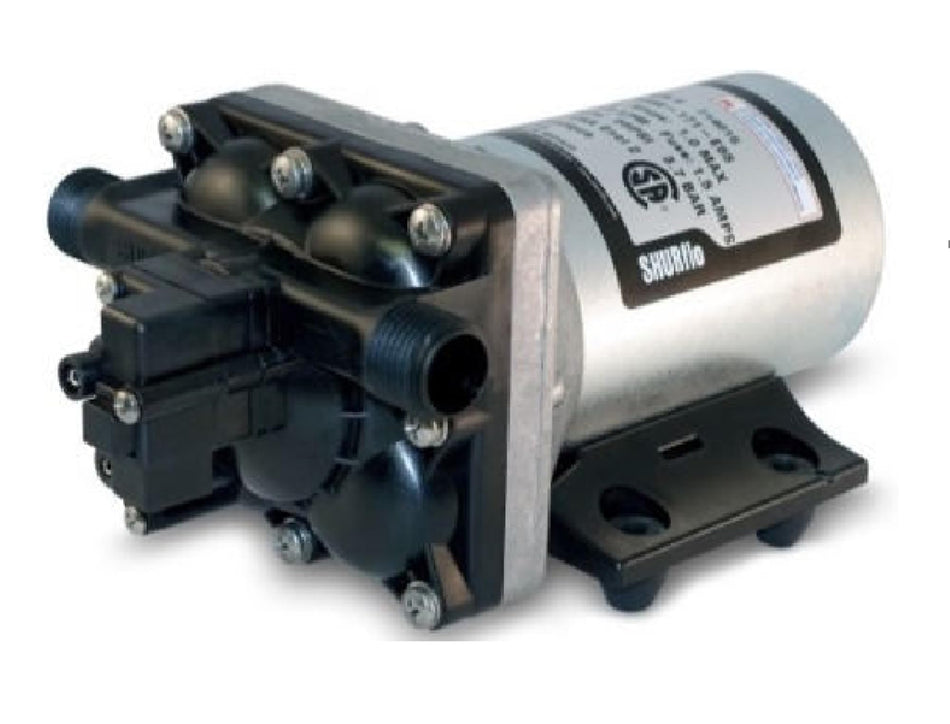 SHURFLO PENTAIR SHURFLO Revolution 4008-171-E65 RV Fresh Water Pump 115V AC 3.0 GPM 55 PSI Quiet Automatic - Outdoor Depot