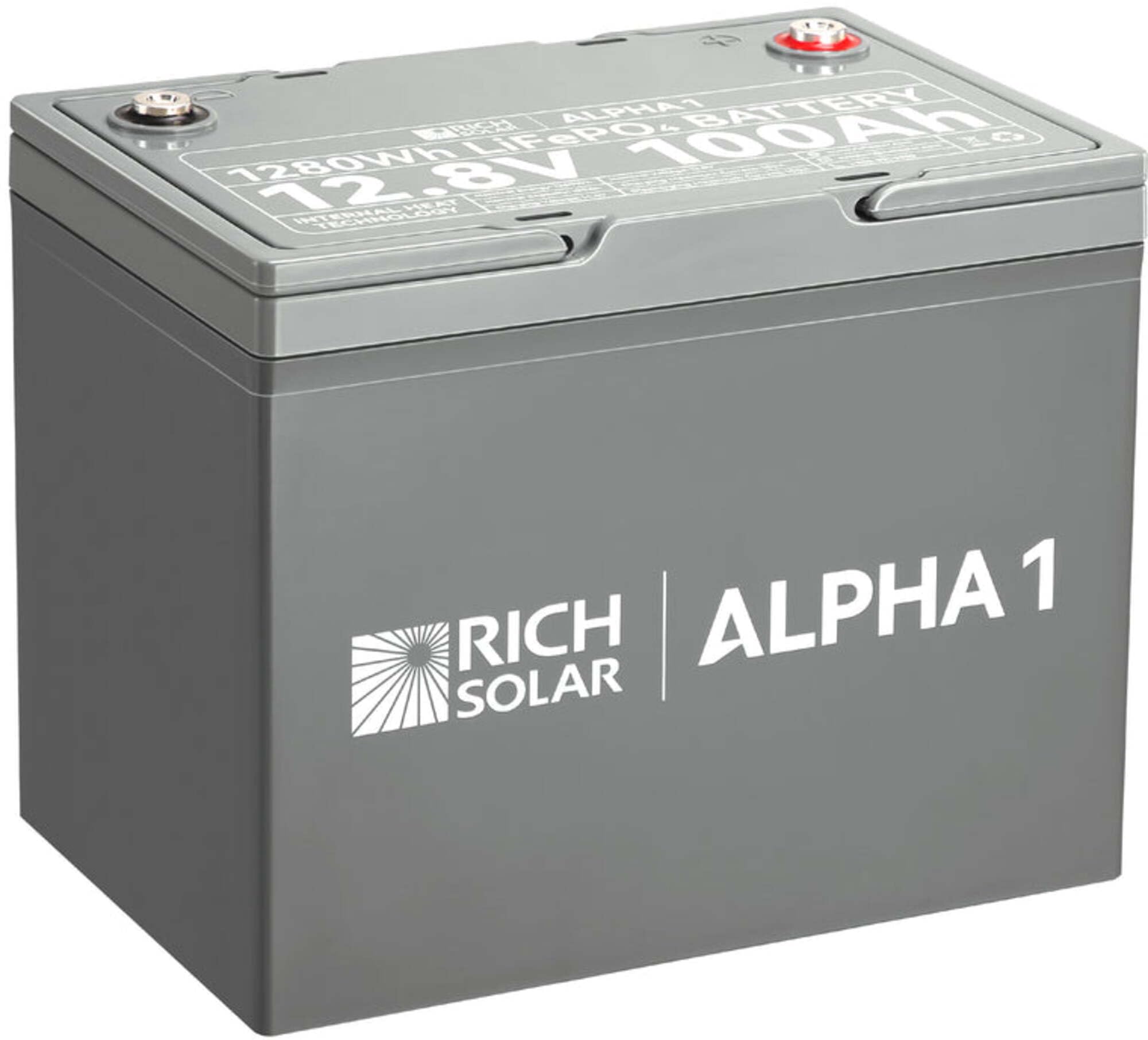 RICH SOLAR Powerful 12V Lithium Battery | 100Ah LiFePO4 | RV, Trailer, Van, Boat, Off-Grid | 5,000 Cycles | - Outdoor Depot