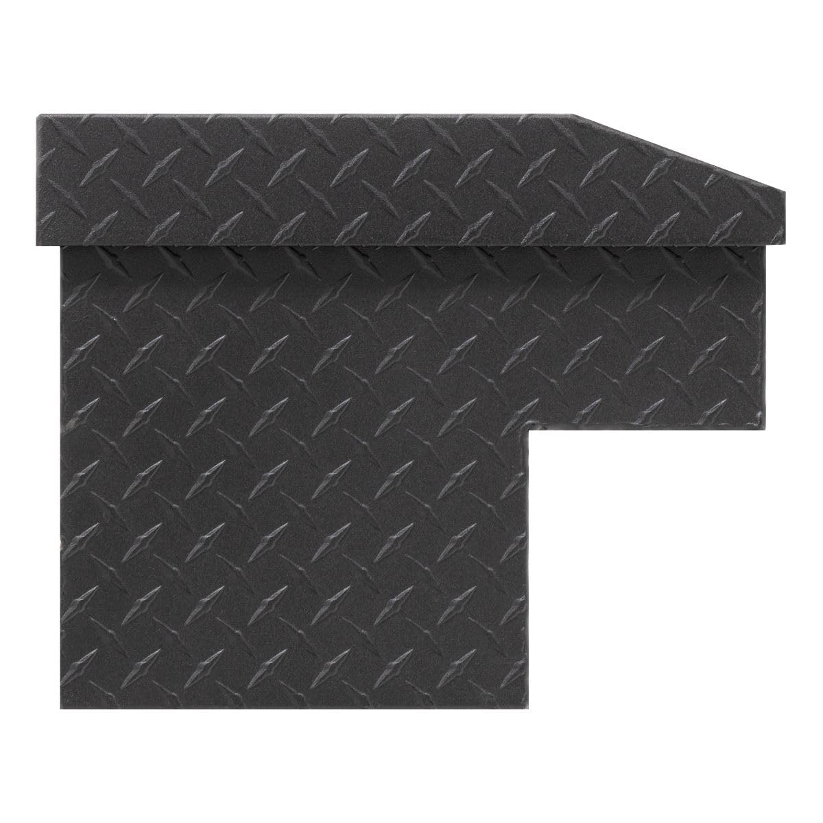 Weather Guard Weather Guard Model 174-52-04 56in Lo-Side Box, Aluminum, Textured Matte Black, 4.0 cu ft - Outdoor Depot