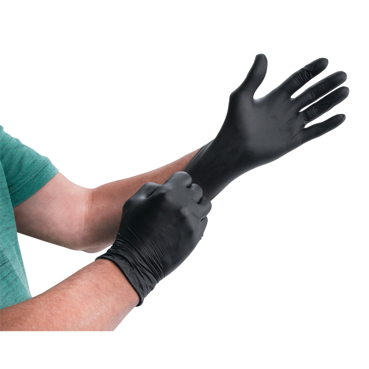 Performance Tool Performance Tool W89012 Large Black Nitrile Gloves Medium - Outdoor Depot