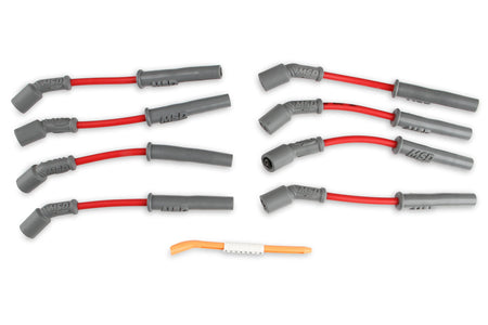 MSD MSD 32819 Super Conductor Spark Plug Wire Set, Red - Outdoor Depot