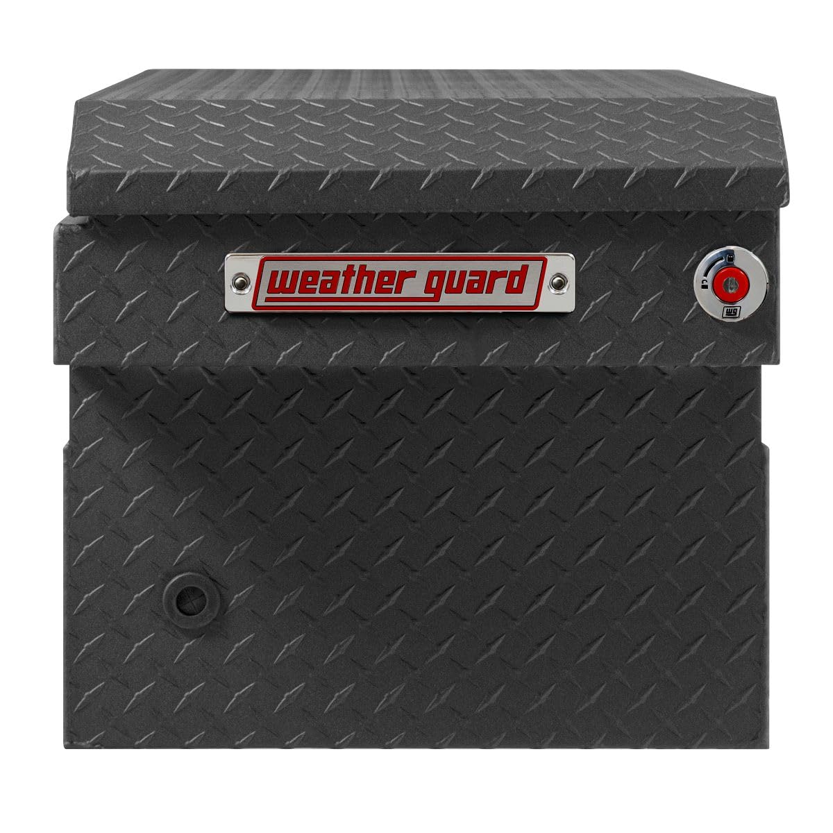 Weather Guard Weather Guard Model 127-52-04 Saddle Box, Aluminum, Full Standard, Textured Matte Black, 11.0 - Outdoor Depot