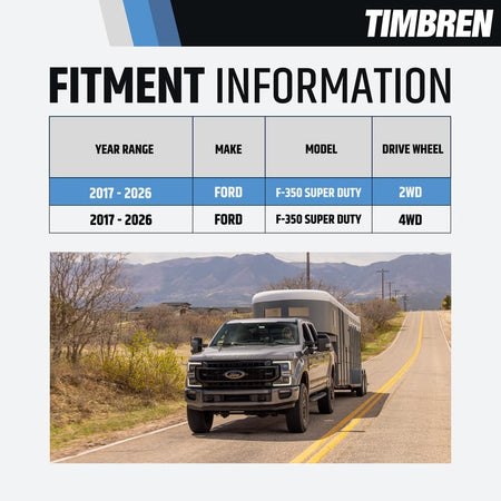 Timbren Timbren FR350SDJ SES Rear Suspension Enhancement System - 8,600 lb Load Support | Progressive Load - Outdoor Depot