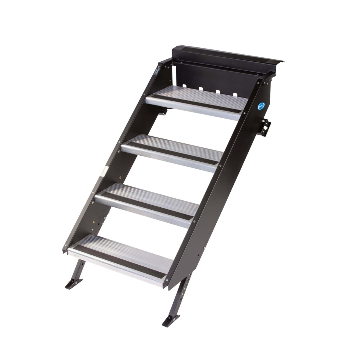 MORryde MORryde STP-212 StepAbove Fold-Up RV Entry Step - 4-Step (8" Step Rise), Fits 26 to 28"" Door Width - Outdoor Depot