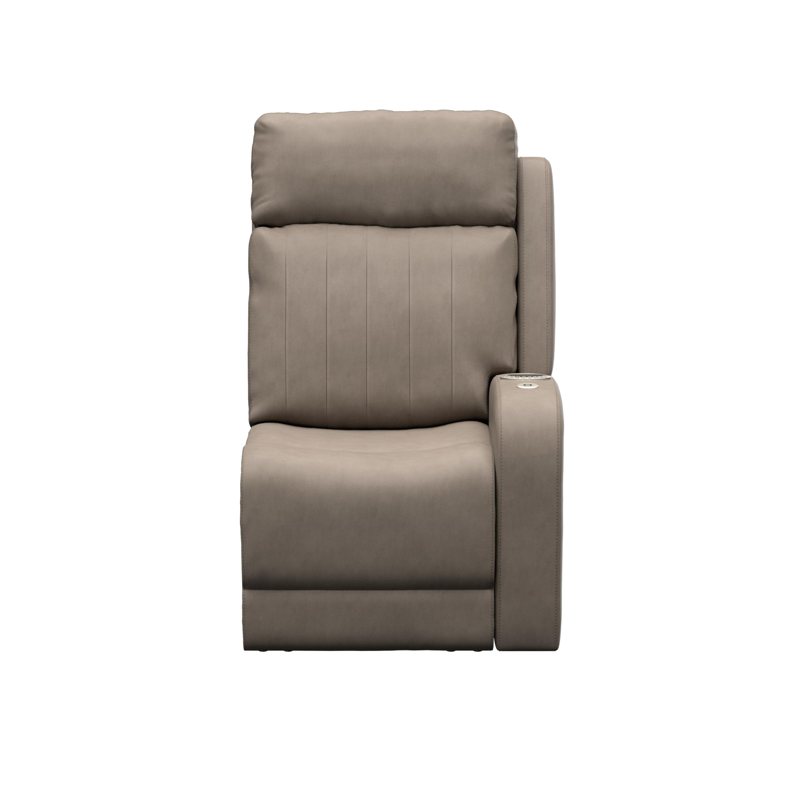 THOMAS PAYNE THOMAS PAYNE Signature Seismic Series Driftwood RV Theater Seating Left Arm Recliner with Power - Outdoor Depot