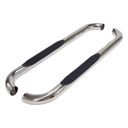 Trailfx TrailFX Nerf Bars for Chevrolet Silverado 1500 Standard Cab 2020-2021 3 Inch Round Bent Polished - Outdoor Depot