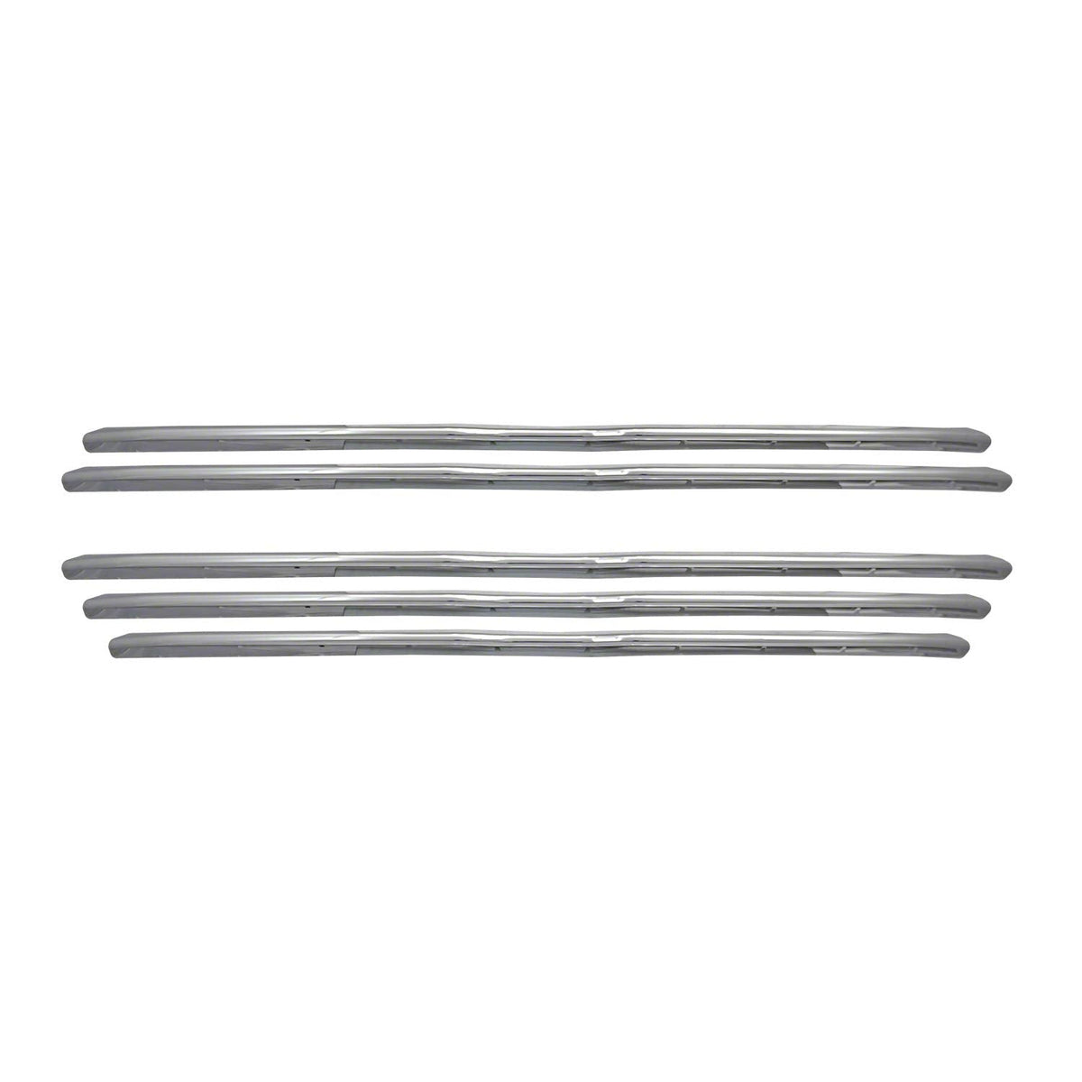 Coast to Coast International CCI Grille Insert IWCGI160, Overlay, Bar Style, 5 Piece, Chrome Plated, ABS - Outdoor Depot