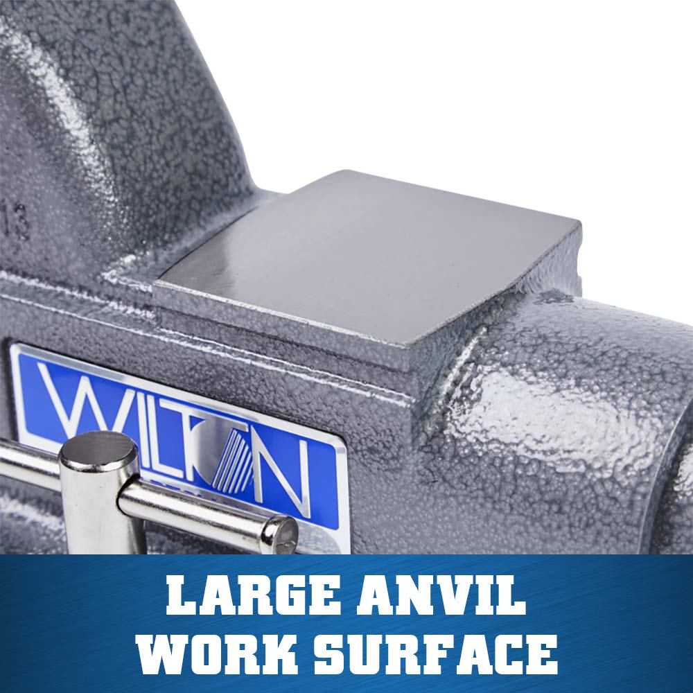 Wilton Wilton Tradesman Bench Vise, 4-1/2" Jaw Width, 3-1/2" Max Jaw Opening, 3-1/4" Throat (Model 1745) - Outdoor Depot