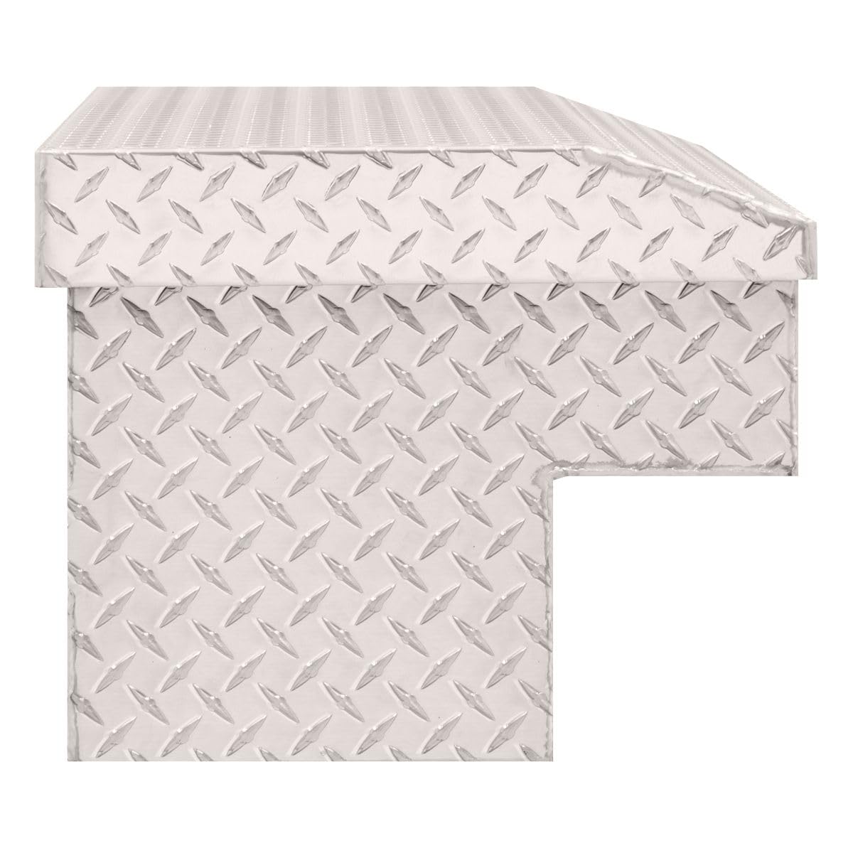 Weather Guard Weather Guard Model 184-0-04 41in Lo-Side Truck Box, Aluminum, Clear, 3.0 cu ft capacity - Outdoor Depot