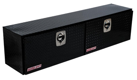 Weather Guard Weather Guard Model 372-5-02 Hi-Side Truck Box, Aluminum, Gloss Black, 8.9 cu ft capacity - Outdoor Depot