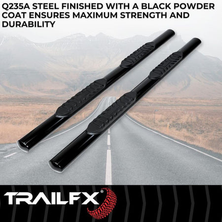 Trailfx TRAIL FX 4" Oval Sturt Ram 1500 Black 19 - Outdoor Depot