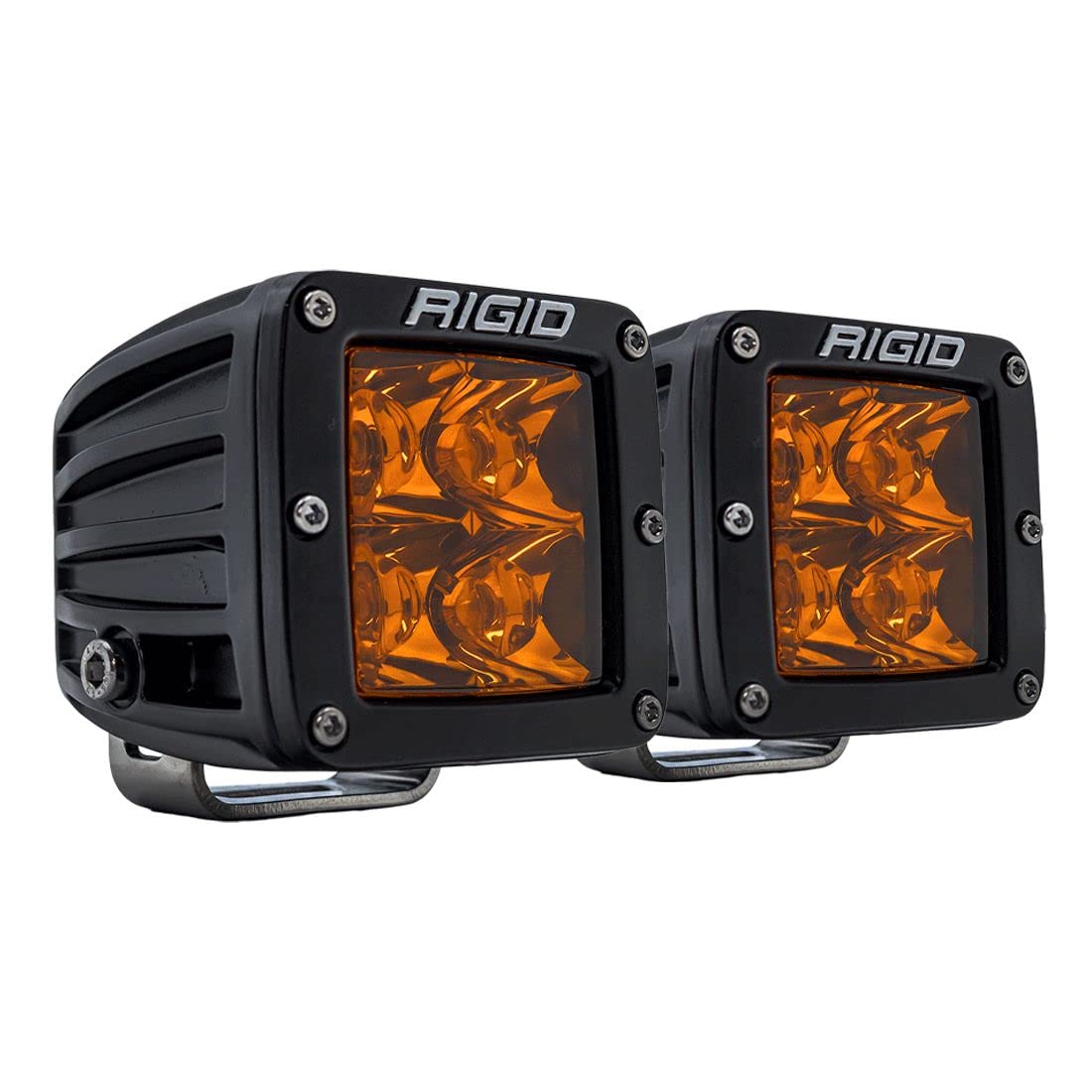 RIGID RIGID INDUSTRIES 20252-D-Series-Spot-with-Amber-PRO-Lens-Pair-02 - Outdoor Depot
