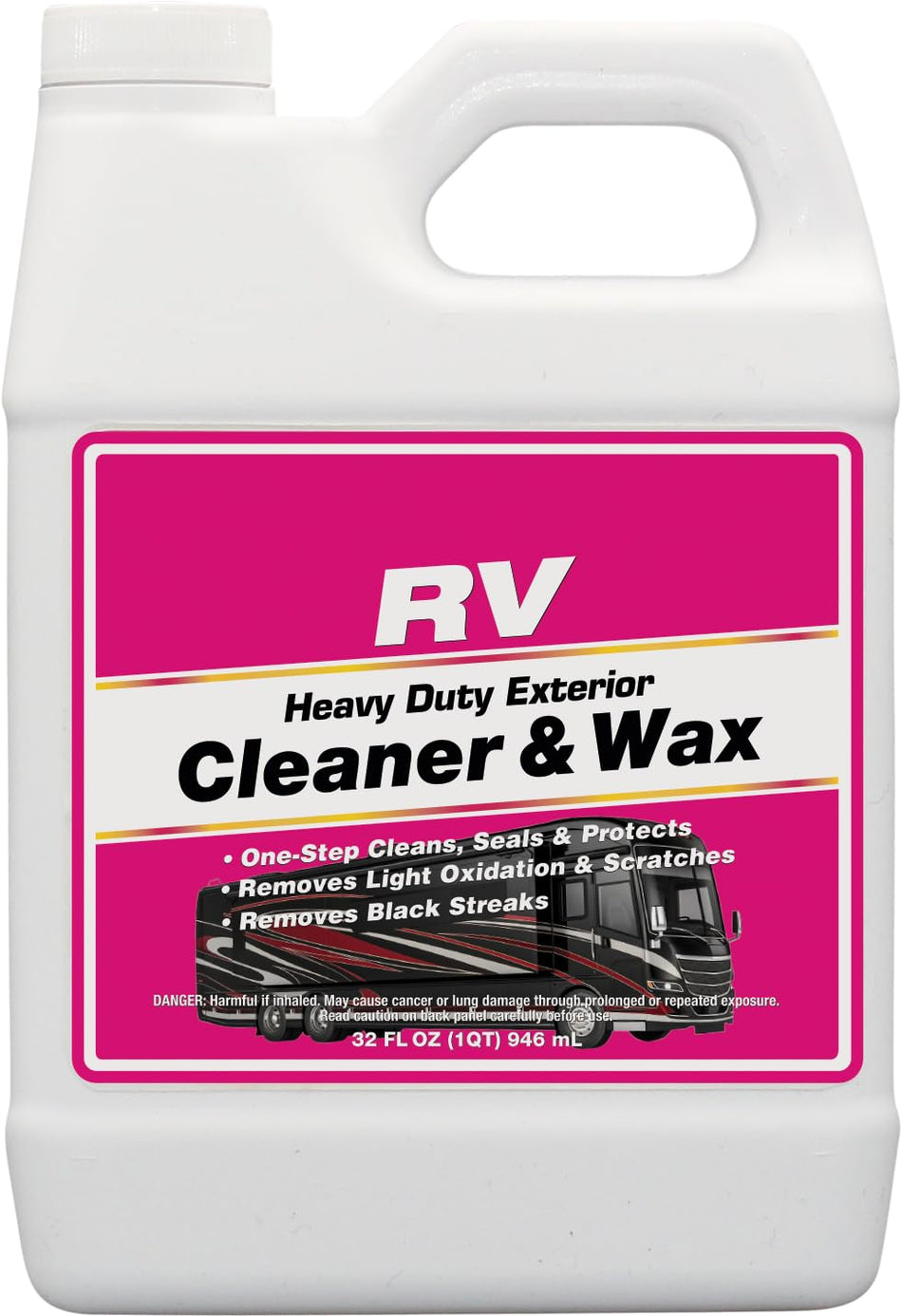 T.R. INDUSTY CW-32 Gel Gloss RV Professional Grade One-Step Carnauba Cleaner Wax, 32 oz RV & Camper