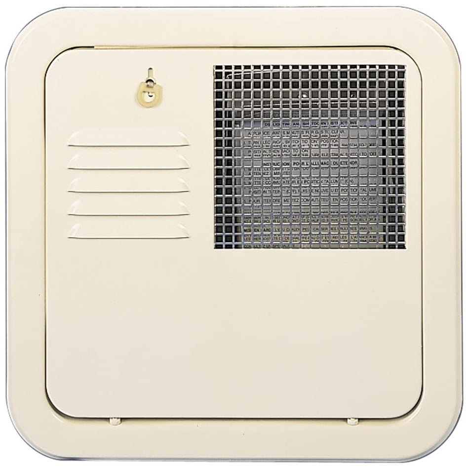 SUBURBAN MFG 6255ACW Suburban  Colonial White SW6 Flush Mount Water Heater Door RV & Camper