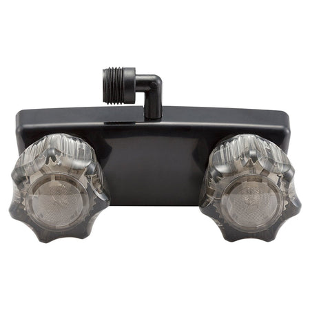 Dura Faucet Dura Faucet DF-SA100S1-BK RV Shower Faucet Valve Diverter for Exterior Shower Boxes with Clear - Outdoor Depot