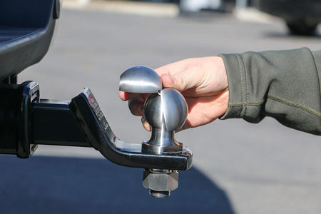 Weigh Safe Weigh Safe Clamshell - Stainless Steel Tow Ball Adapter - Converts 2" Tow Ball to 2-5/16" - - Outdoor Depot