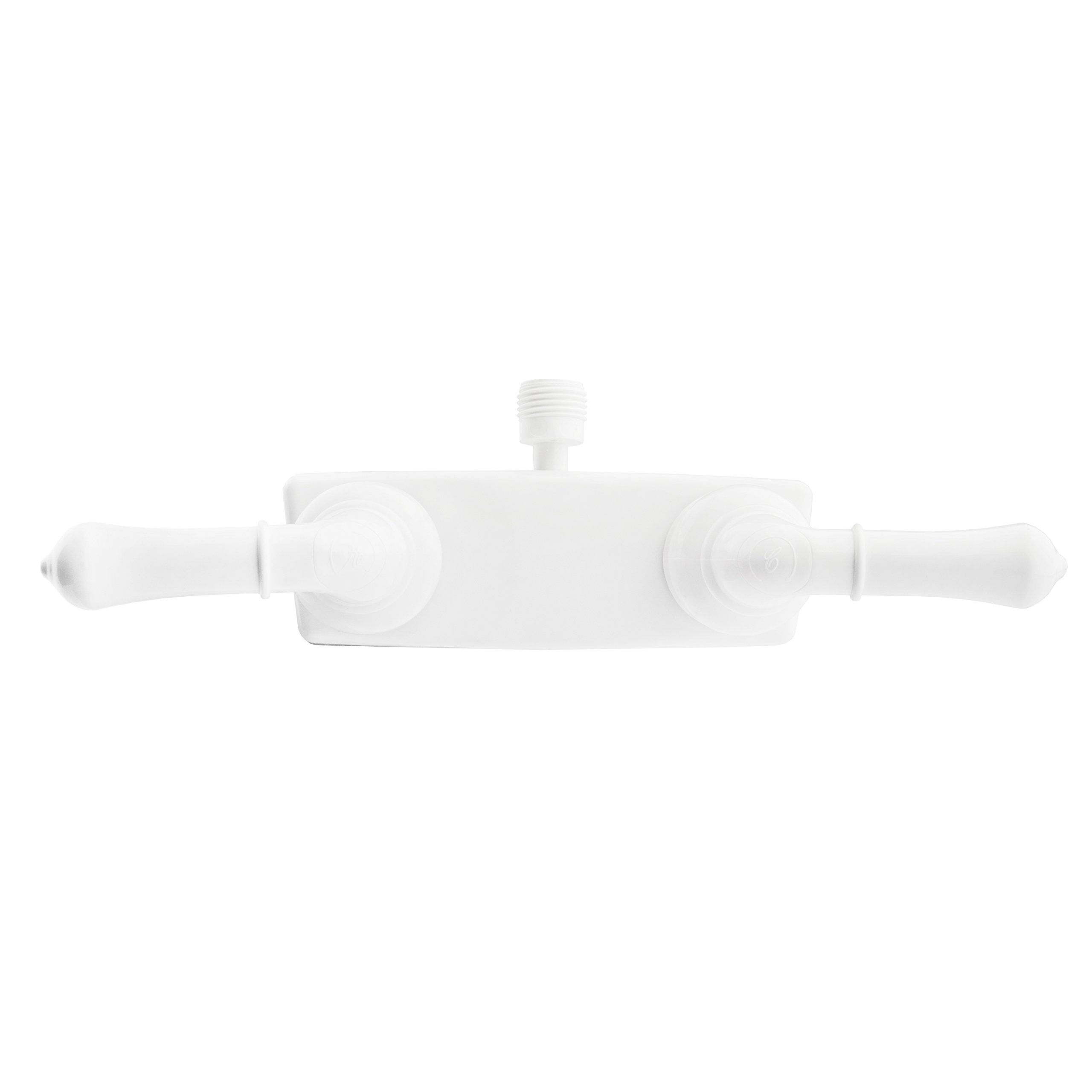 Dura Faucet Dura Faucet (DF-SA100C-WT) RV/Motorhome Shower Faucet Valve Diverter with Easy Turn Handles - Outdoor Depot