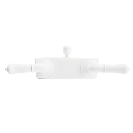 Dura Faucet Dura Faucet (DF-SA100C-WT) RV/Motorhome Shower Faucet Valve Diverter with Easy Turn Handles - Outdoor Depot
