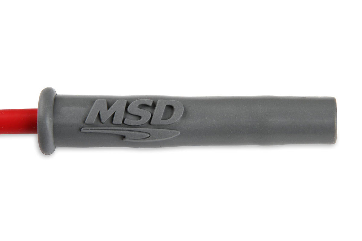 MSD MSD 32829 Super Conductor Spark Plug Wire Set, Red - Outdoor Depot