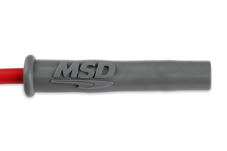 MSD MSD 32829 Super Conductor Spark Plug Wire Set, Red - Outdoor Depot