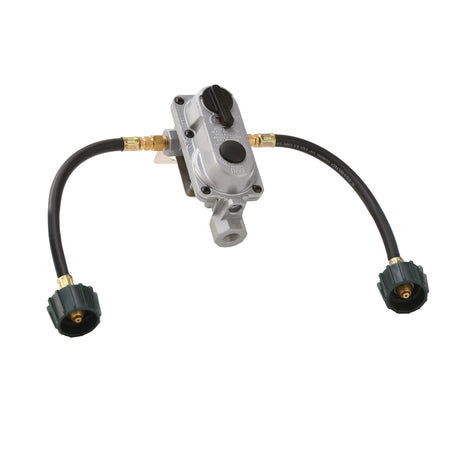 Flame King Flame King (KT12ACR-2) 2-Stage Auto Changeover LP Propane Gas Regulator With Two 12 Inch Pigtails - Outdoor Depot