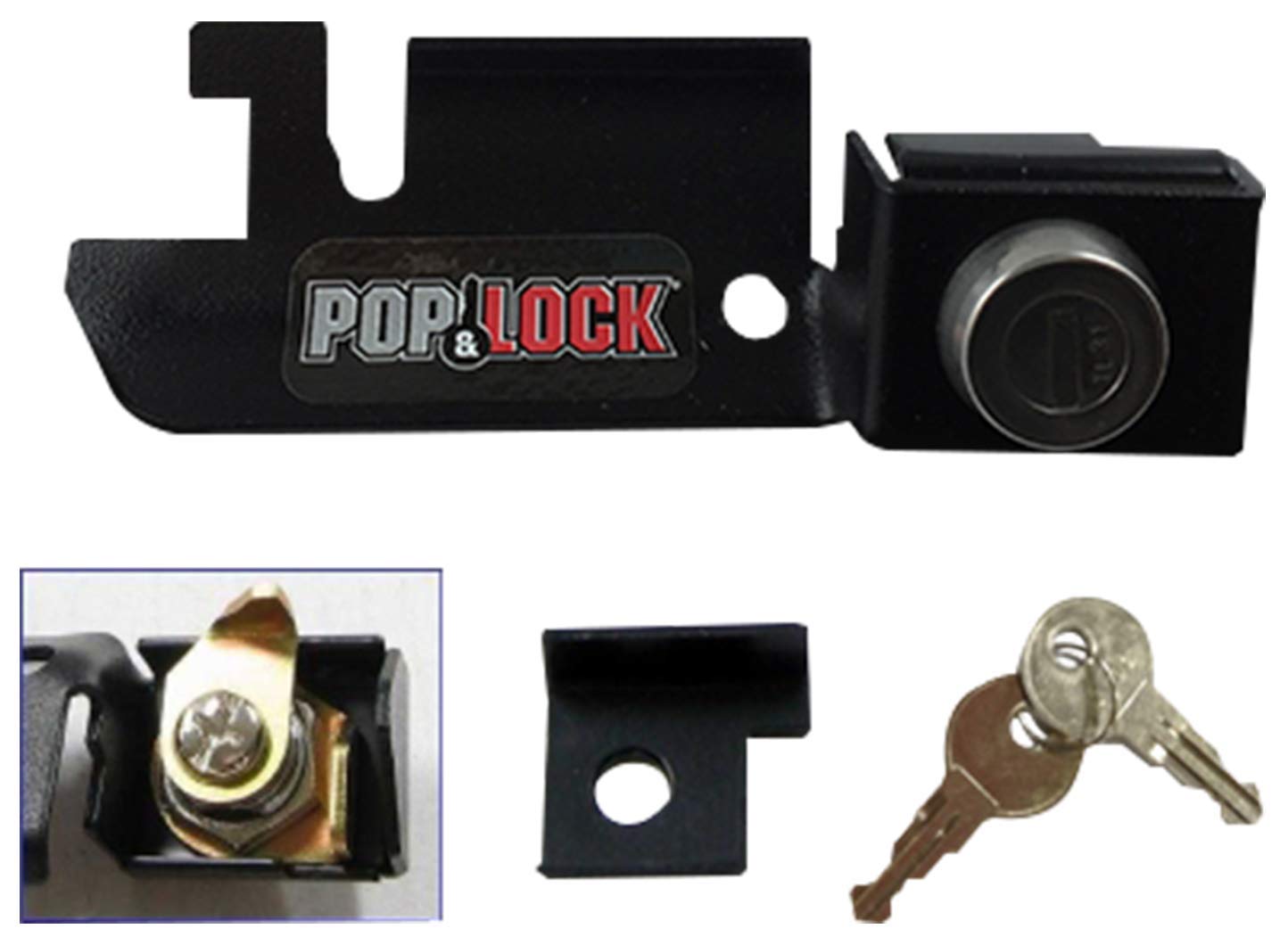 Pop & Lock Pop & Lock – Manual Tailgate Lock for Ford F150, Fits 1987 to 1996 - Works Only with Factory - Outdoor Depot