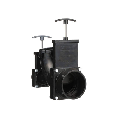 Valterra Valterra Ell Double Rotating Valve, Mess-Free Waste Valve for RV's, Campers, Trailers, 3" Hub x - Outdoor Depot