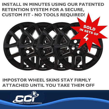 Coast to Coast International Impostor Wheel Skins Fits Chevrolet Equinox LS and LT 2022-2024 Set of 4 Wheel - Outdoor Depot