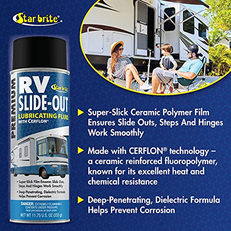 STAR BRITE STAR BRITE RV Slide-Out Lubricating Fluid with Cerflon - Ultra-Slick, Deep-Penetrating, Corrosion - Outdoor Depot