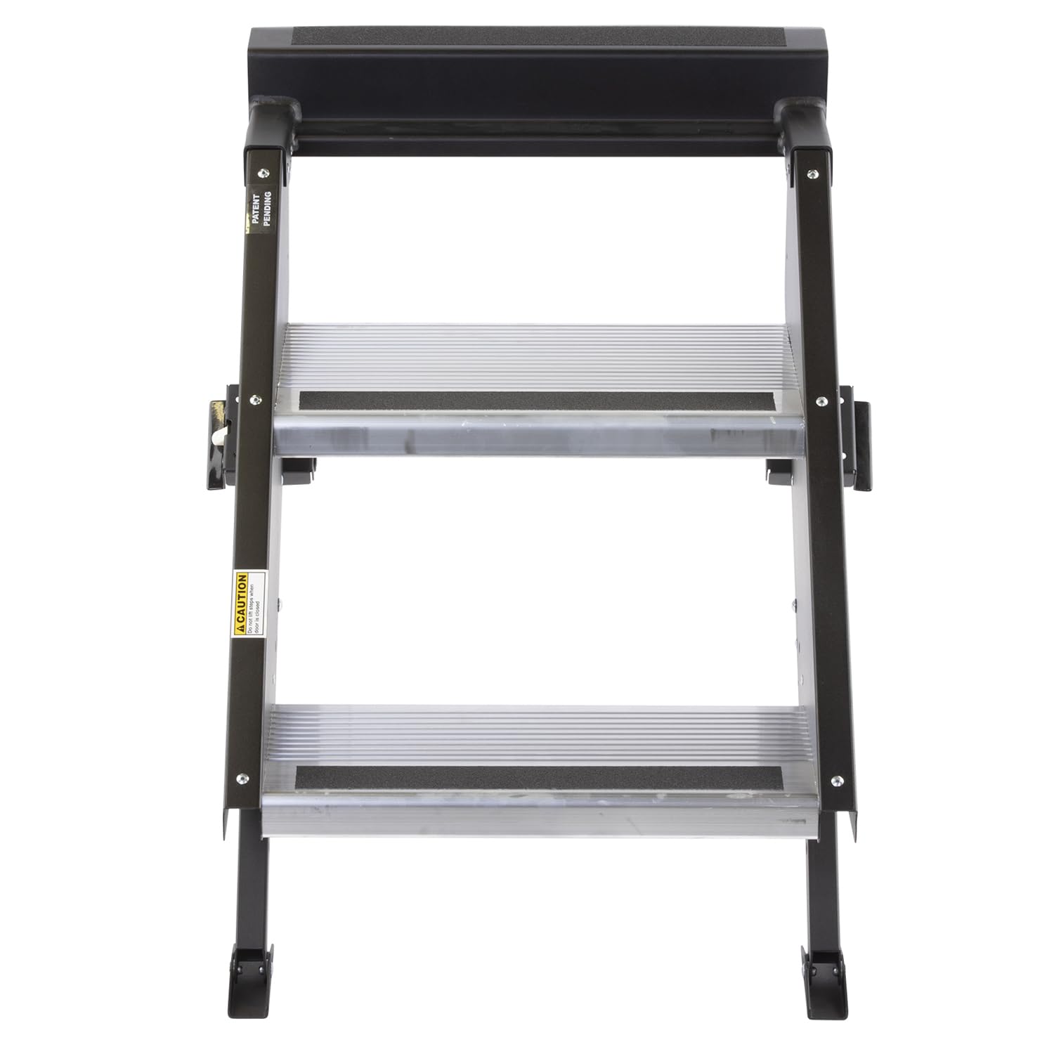 MORryde MORryde STP-201 StepAbove Fold-Up RV Entry Step - 2-Step (9" Step Rise), Fits 24" Door Width - Outdoor Depot