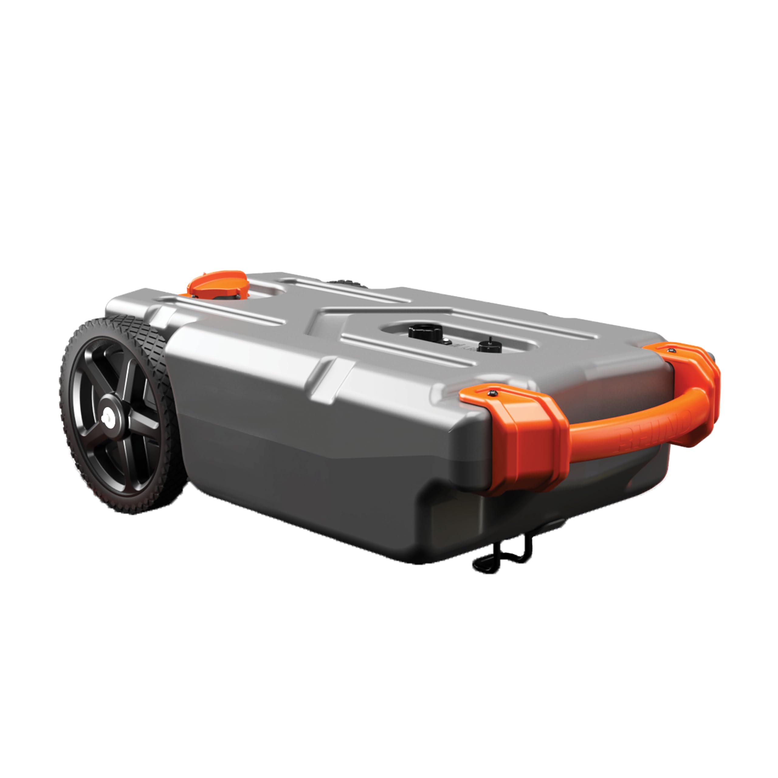 Camco Camco Rhino 21-Gallon RV Portable Waste Tank - Features Large Heavy-Duty No-Flat Wheels & Low Drain - Outdoor Depot