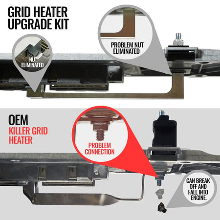 BD DIESEL BD Diesel 11-24 (Ram) 2500/3500 6.7L Cummins Killer Grid Heater Upgrade Kit - Outdoor Depot