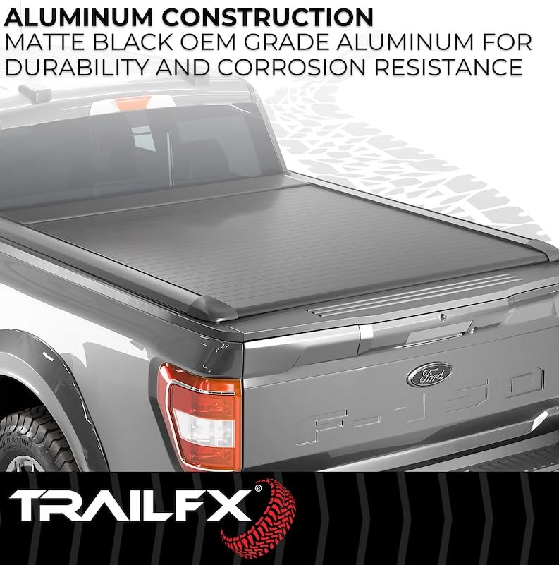 Trailfx TrailFX TFX6001 Hard Retractable Tonneau Cover Fits 2020-2021 Chevrolet Silverado 1500 Manual - Outdoor Depot