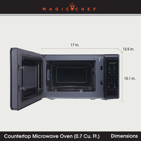 Magic Chef 0.7 cu. ft. Countertop Microwave 700-Watt Digital Touch - Outdoor-Depot.us