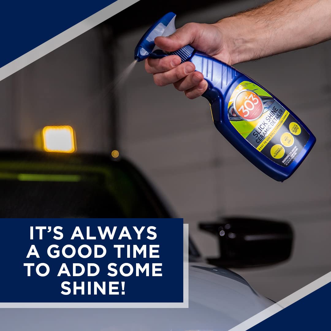 303 Products 303 Products (30265 Slick Shine Ceramic Detailer - SiO2 and Carnauba Infused Ceramic Coating - - Outdoor-Depot.us