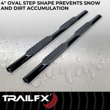 Trailfx TRAIL FX 4" Oval Sturt Ram 1500 Black 19 - Outdoor Depot