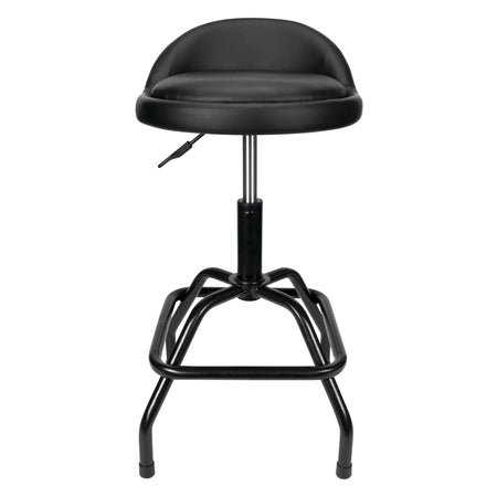 Performance Tool Performance Tool W85011 Pneumatic Swivel Bar Stool with Back Support, 360-Degree Swivel, - Outdoor Depot