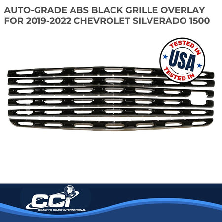 Coast to Coast International COAST2COAST - C2CGI167BLK - OVRLY; 19- Silverado; Gloss Black; - Outdoor Depot