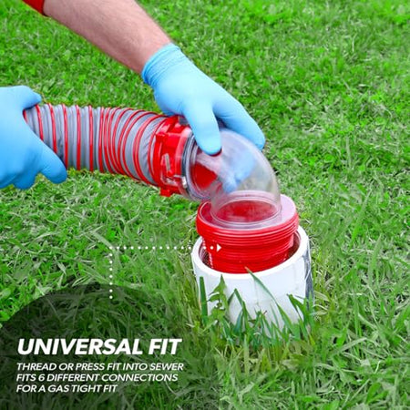 Valterra Valterra Viper 20-Foot RV Sewer Hose Kit, Universal Sewer Hose for RV Camper, Includes 2 Attachable - Outdoor Depot