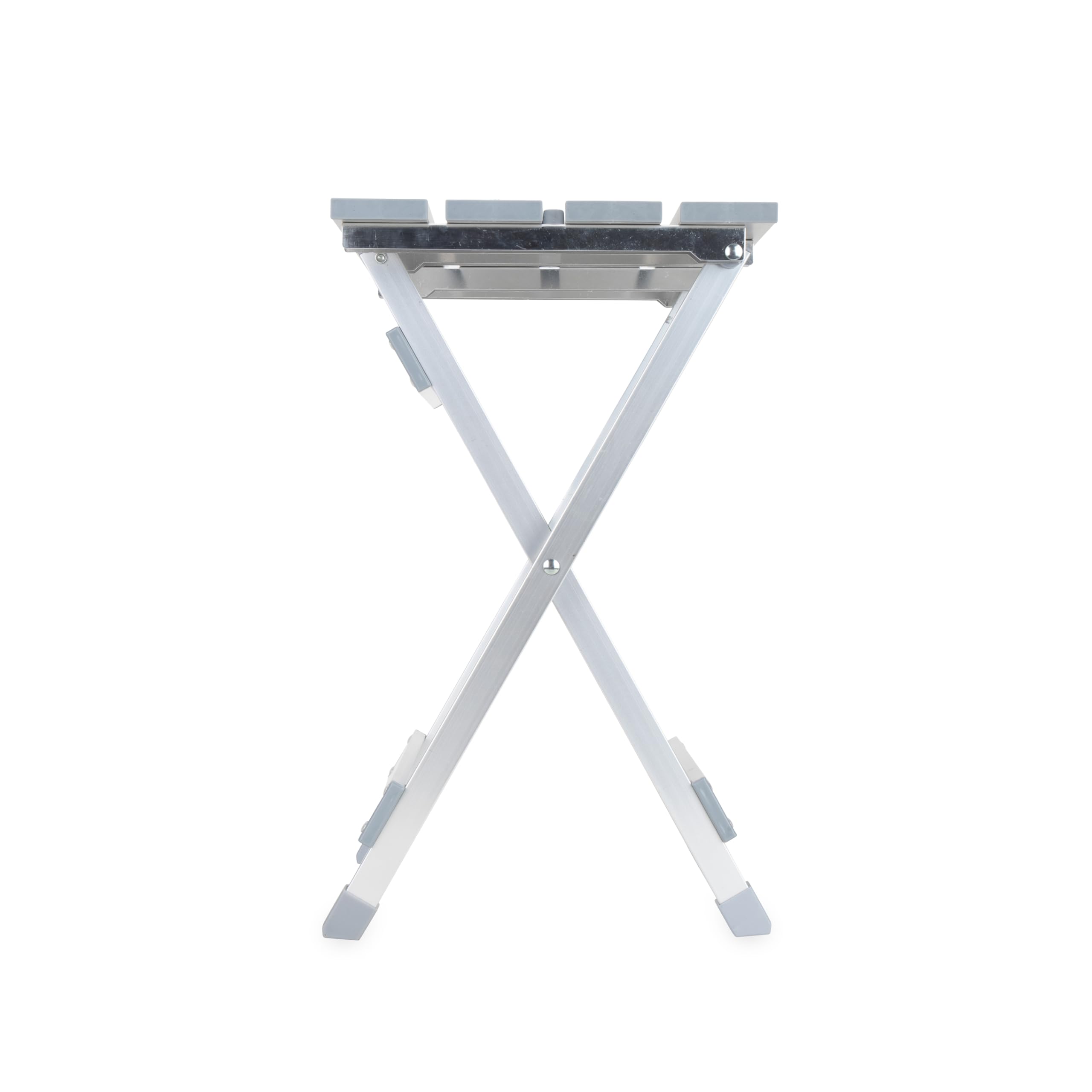 Camco Camco Aluminum Small Outdoor Side Table - Folding Camping Table Supports Up to 130lb - Features - Outdoor Depot