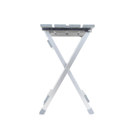 Camco Camco Aluminum Small Outdoor Side Table - Folding Camping Table Supports Up to 130lb - Features - Outdoor Depot