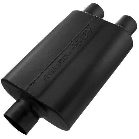 Flowmaster Flowmaster 40 Series Original Chambered Muffler – 3.00” Center In / 2.50” Dual Out – Aggressive - Outdoor Depot