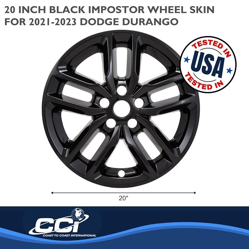 Coast to Coast International Impostor Wheel Skin Fits Dodge Durango GT and RT 2021-2026 Set of 4 Wheel - Outdoor Depot