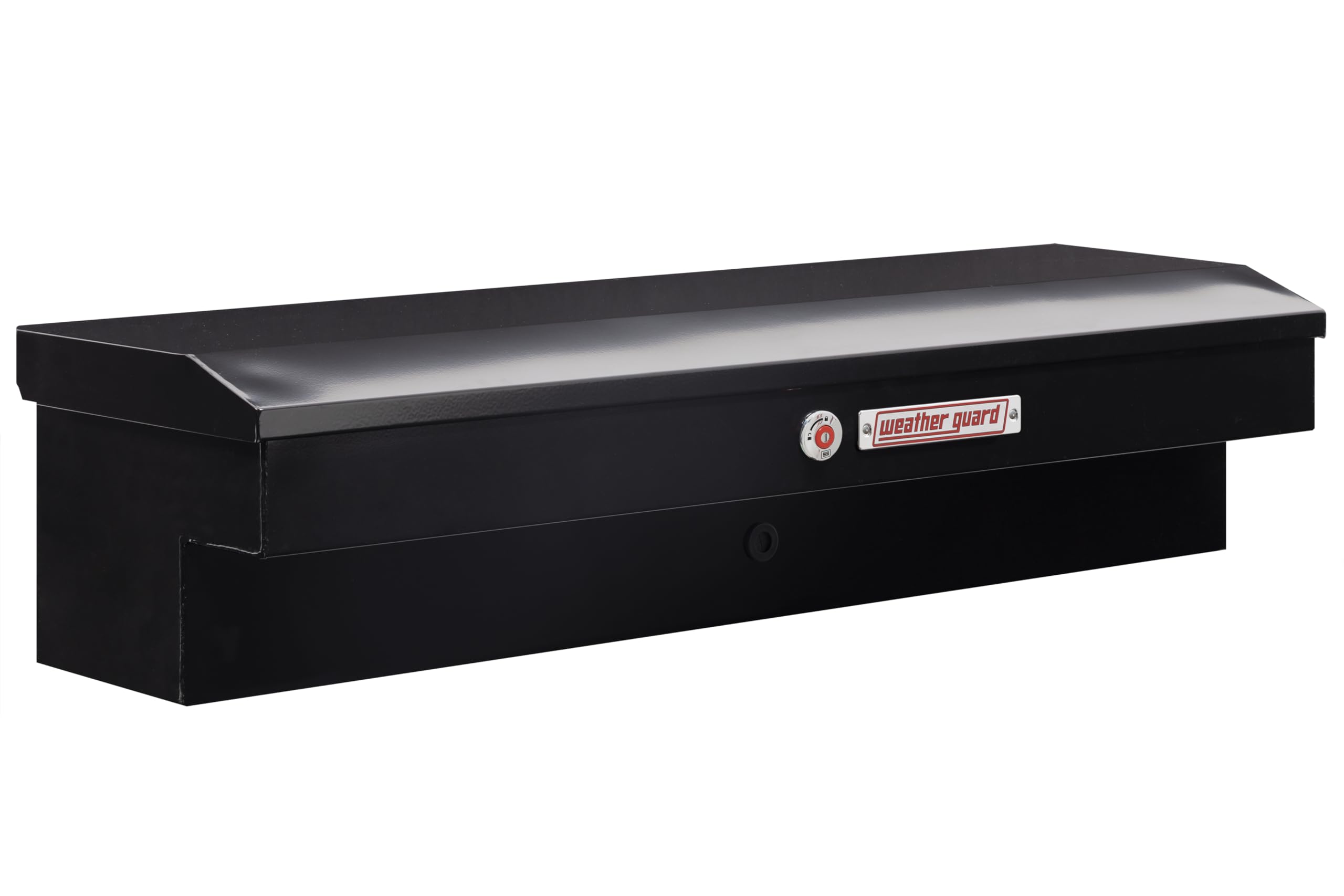 Weather Guard Weather Guard Model 175-5-04 56in Lo-Side Box, Steel, Gloss Black, 4.0 cu ft - Outdoor Depot