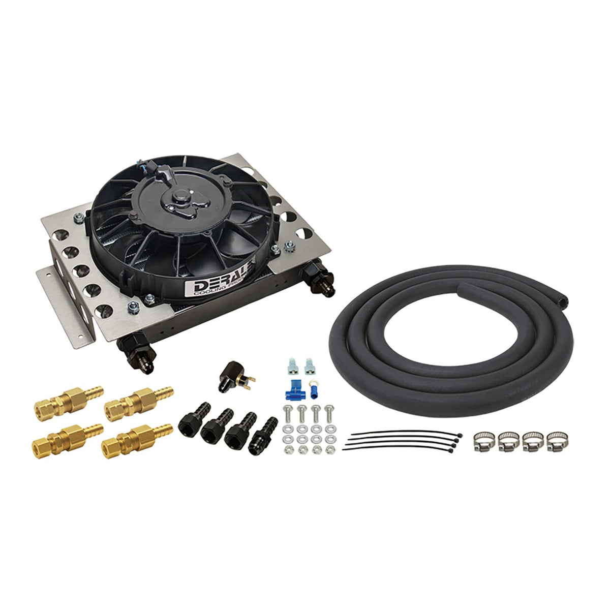Derale Derale 13950 Atomic-Cool Remote Cooler , Black - Outdoor Depot